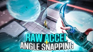 Raw Accel + Angle Snapping = Aimbot