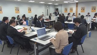 本番に向け選管が投開票リハーサル