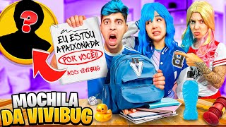 REVISTAMOS A MOCHILA DA VIVIBUG E DESCOBRIMOS QUE ELA TEM UM NAMORADO!!