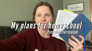 I'm doing preschool curriculum | home school activities, Learn about homeschool with me!