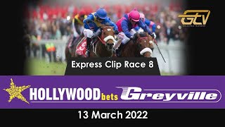 20220313 Hollywoodbets Greyville express clip Race 8 won by AL'S MY DADDY