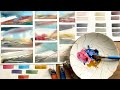 EXPLORE A LIMITED PALETTE 4 COLORS Watercolor Landscape Painting Beginners Watercolour Tutorial Demo