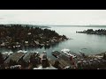 meydenbauer bay drone footage bellevue washington state