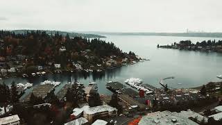 Meydenbauer Bay Drone footage Bellevue Washington State