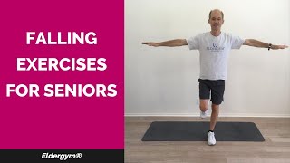 Falling Exercises for Seniors, balance exercises for seniors, reduce fall risk, improve posture,