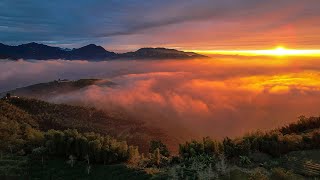 台灣之美  南投 大崙山  空拍/縮時 4K  2021/11