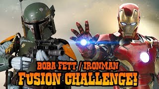 How to Draw Boba Fett + Ironman Fusion | ART CHALLENGE