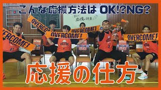 こんな応援方法はOK!?NG？正しい応援の仕方