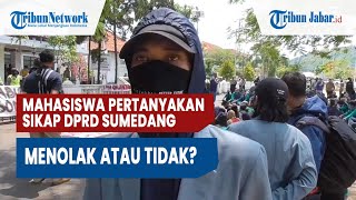 Mahasiswa Pertanyakan Sikap DPRD Sumedang Terkait UU Cipta Kerja, Menolak Atau Tidak