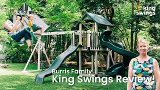 King Swings Swing Set Review! | Katie Burris