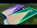 How To Make LED Cornhole Boards!!!