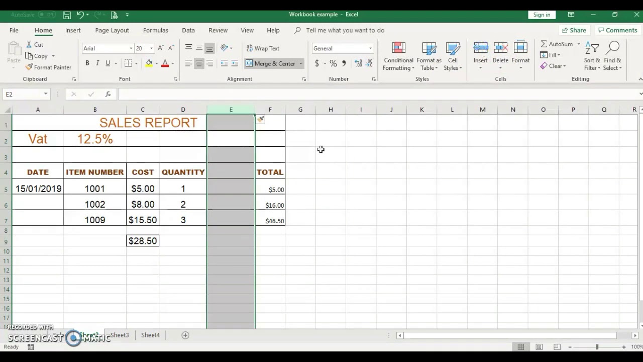 Spreadsheet Tutorial 3 Youtube