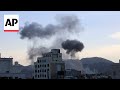 Smoke rises in Yemen as US launches airstrikes on Iran-backed Houthi rebels