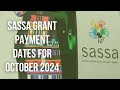 Sassa Payment Dates For October 2024 Confirmed | Careers Portal