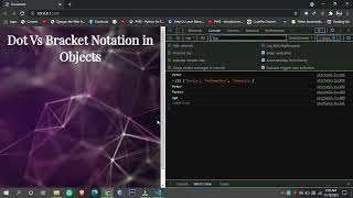 JavaScript tutorials in Hindi #22, dot notation, and bracket notation in javascript