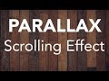 Parallax Scrolling Effect with Fixed Background Using HTML & CSS