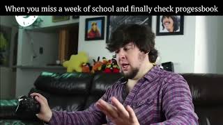 Checking progressbook after missing a week of school