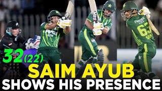 Saim Ayub Shows His Presence | Pakistan vs New Zealand | 3rd T20I 2024 | PCB | M2E2A