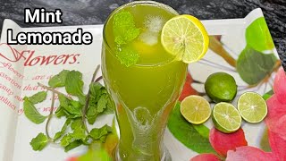 Mint Lemonade | Pudina Lebur Shorbot | Mocktail | Summer Drinks | Nimbu Pudina Sharbat | Nimbu Pani