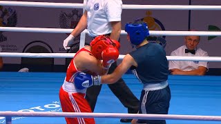 R16 (W64kg) SELMOUNI Chahira (ALG) vs BOBOYOROVA Nilufar (TJK) /AIBA WWCHs Ulan Ude 2019