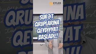 Çoxdan gözlənilən an gəldi - Sürət qruplarına qeydiyyat başladı!🤩