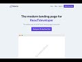 Next JS Landing Page Template built with React TypeScript and styled with Tailwind CSS