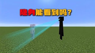 「我的世界」隐身后，末影人还能发现我吗？