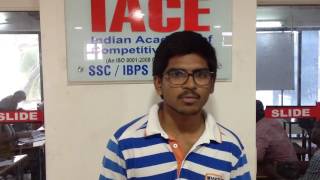 IACE in dilsukhnagar, ameerpet Hyderabad: Bank Coaching Center Live Video Reviews