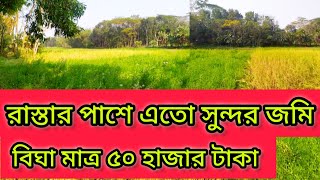 রাস্তার পাশে জমি কিনুন বিঘা মাত্র ৫০ হাজার!