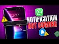 How to Fix WhatsApp Notifications Not Coming After Locking iPhone | Fix WhatsApp Notifications Issue
