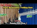 Cat Ulang Pintu Harmonika / Folding Gate Yang Berkarat