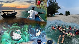 MY FIRST YOUTUBE VIDEO! GRAFFITI IN BEAUTIFUL ISLAND GILI LABAK