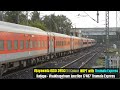 tri colour wap7 kadapa visakhapatnam tirumala express departure vijayawada bza wap7 tricolour livery