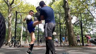 Muay Thai sparring 22