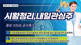 7월26일 시황정리,가상화폐,비덴트,우리기술투자,정치,윤석열,웅진,웅진씽크빅,성보화학,에스코넥,애경유화,2차전지,현대글로비스,한송네오텍,메타버스,덱스터,아이엠,에코프로에이치엔