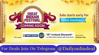 Amazon Great Indian Festival 2020 Sale | Big Billion Days