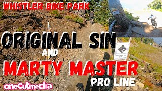 Whistler Mountain Bike Park    O-Sin to Marty Master   GoPro Hero 9 Black onecutmedia