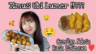 Timus Ubi Lumer - Resep Timus isi Gula Merah