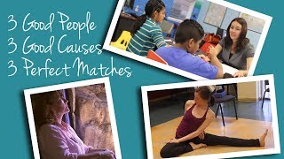 Introduction to VolunteerMatch : 3 Good People, 3 Good Causes, 3 Perfect Matches