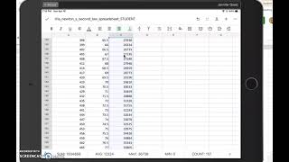 2 1 Learn Google Sheets on the iPad