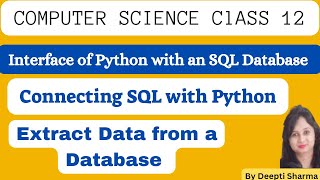 Interface of Python with an SQL Database | Connecting SQL with Python | Interface Python with MYSQL