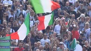 Manifestazioni a Roma - Cartabianca - 12/10/2021