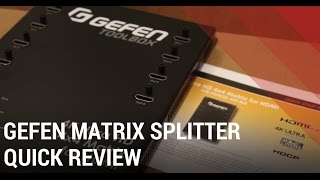 HDMI Switch Box | Gefen 4K Ultra HD 4x4 Matrix - Review