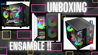 UNBOXING Y ENSAMBLE EN GABINETE DE MARCA XZEAL CUBO!!