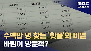 하루 새 사라진 방문객 100만 명‥고무줄 관광지 집계 (2024.06.09/뉴스데스크/MBC)