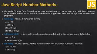 13 JavaScript Number Methods