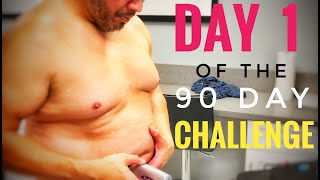 Extreme weight loss for men over 40/ My 90 Day Transformation - Day 1