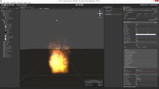 unity 3D particles Fire simple - fire
