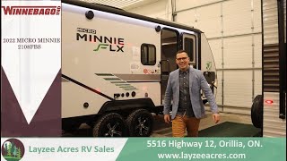 2022 Winnebago Micro Minnie 2108FBS (Flex Package) - Layzee Acres RV Sales