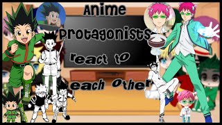 Aɴɪᴍᴇ ᴘʀᴏᴛᴀɢᴏɴɪsᴛs ʀᴇᴀᴄᴛ ᴛᴏ ᴇᴀᴄʜ ᴏᴛʜᴇʀ | Gon/Saiki